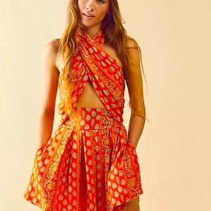 Free People Maryal Romper New with Tags, Never worn.